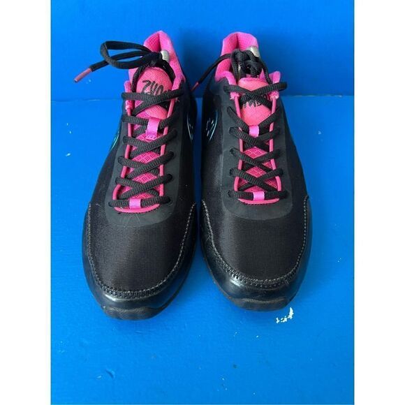 ZUMBA Womens Size 9.5Black Flex Classic Trainers Dance Shoes Z Slide-Impact Max - Picture 3 of 6